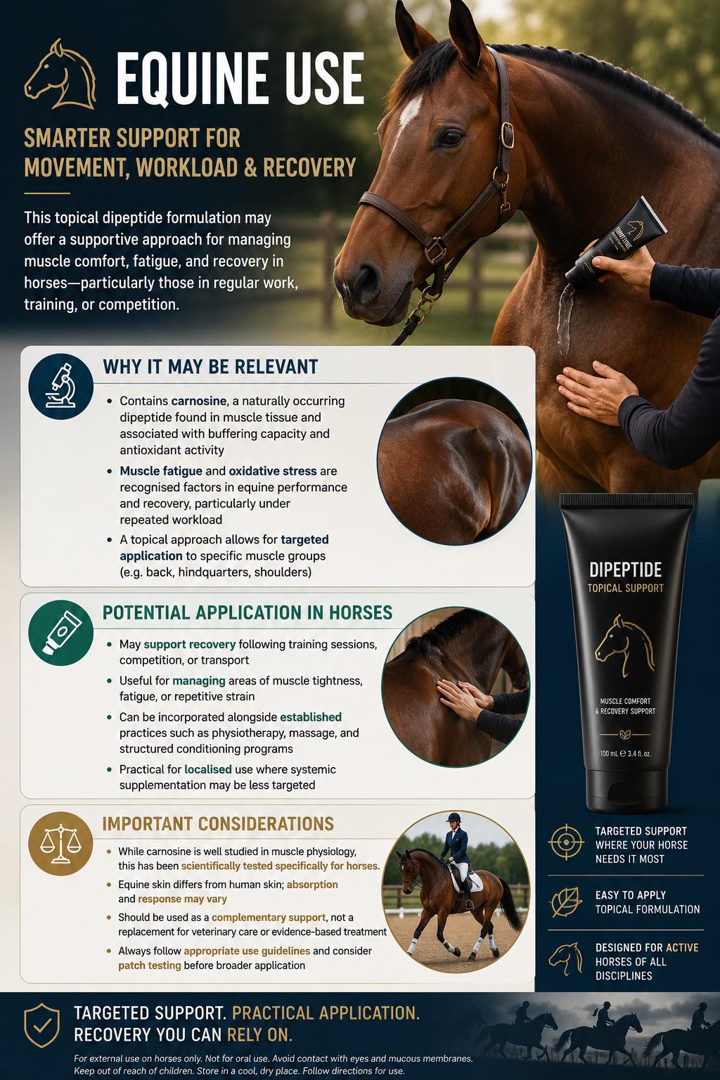 Fortigo equine use — smarter support for movement, workload and recovery